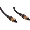 Cavo ottico cable-623 di alta qualità con connettori Toslink professionale su entrambi i lati (1 METRO)